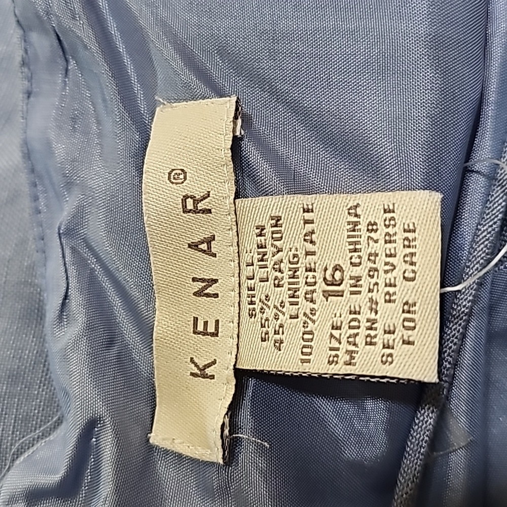 Kenar Light Blue Embroidered Backless Halter Dress - Picture 11 of 11
